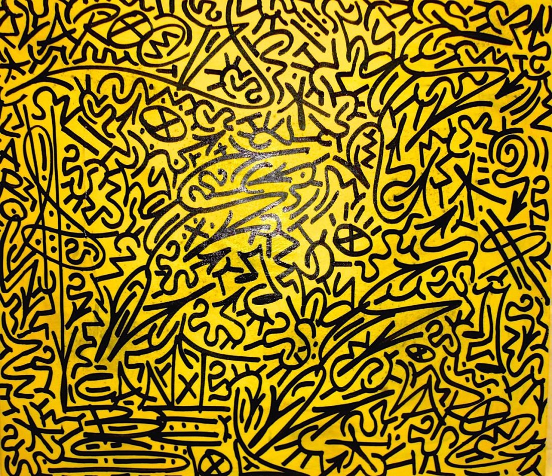 LA II  (Angel Ortiz) Graffiti Painting: "LAROC" (1 of 3)