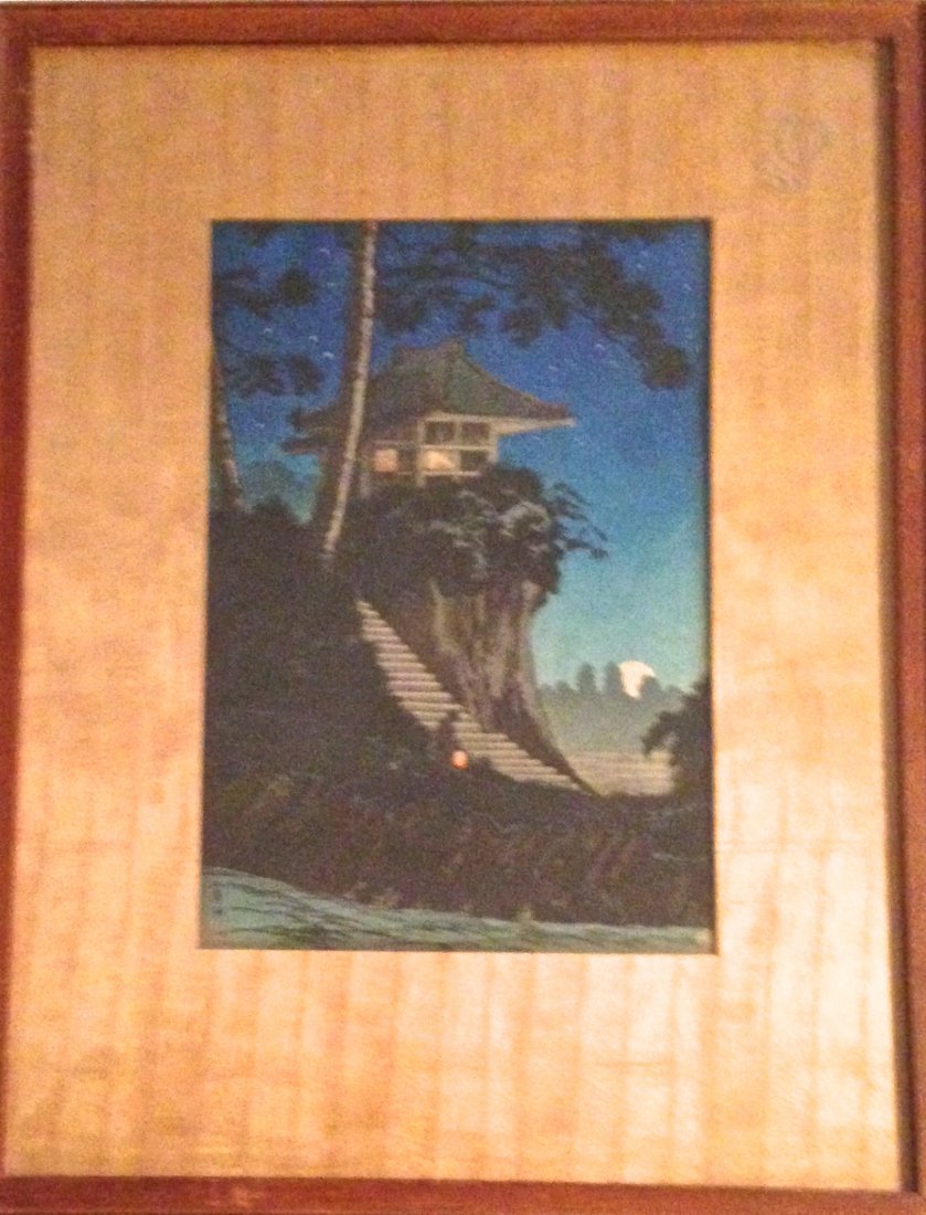 Shotei Takahashi Hiroaki "TEMPLE IN THE NIGHT" (1 of 3)