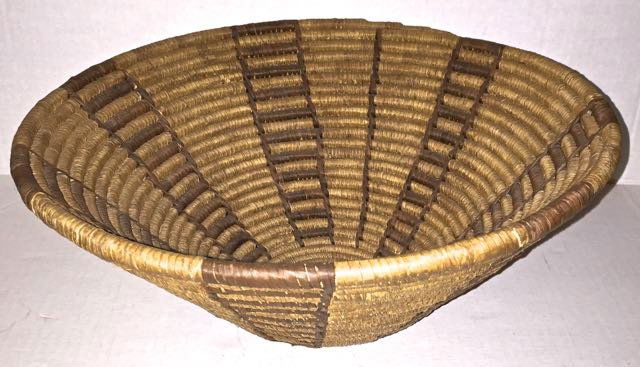 Native American Handwoven Basket 13" x 7" (1 of 6)