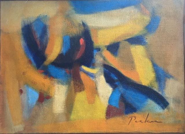 Bill Parker (American, b.1922) Mid-Century Oil Painting (1 of 3)