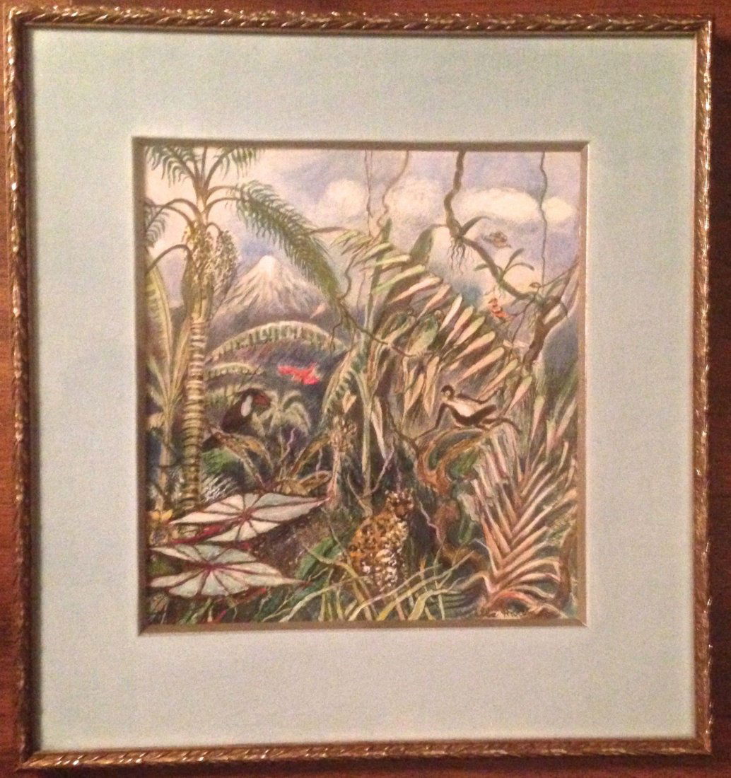 Rosella Hartman (1894-1984) Wildlife Landscape (1 of 4)