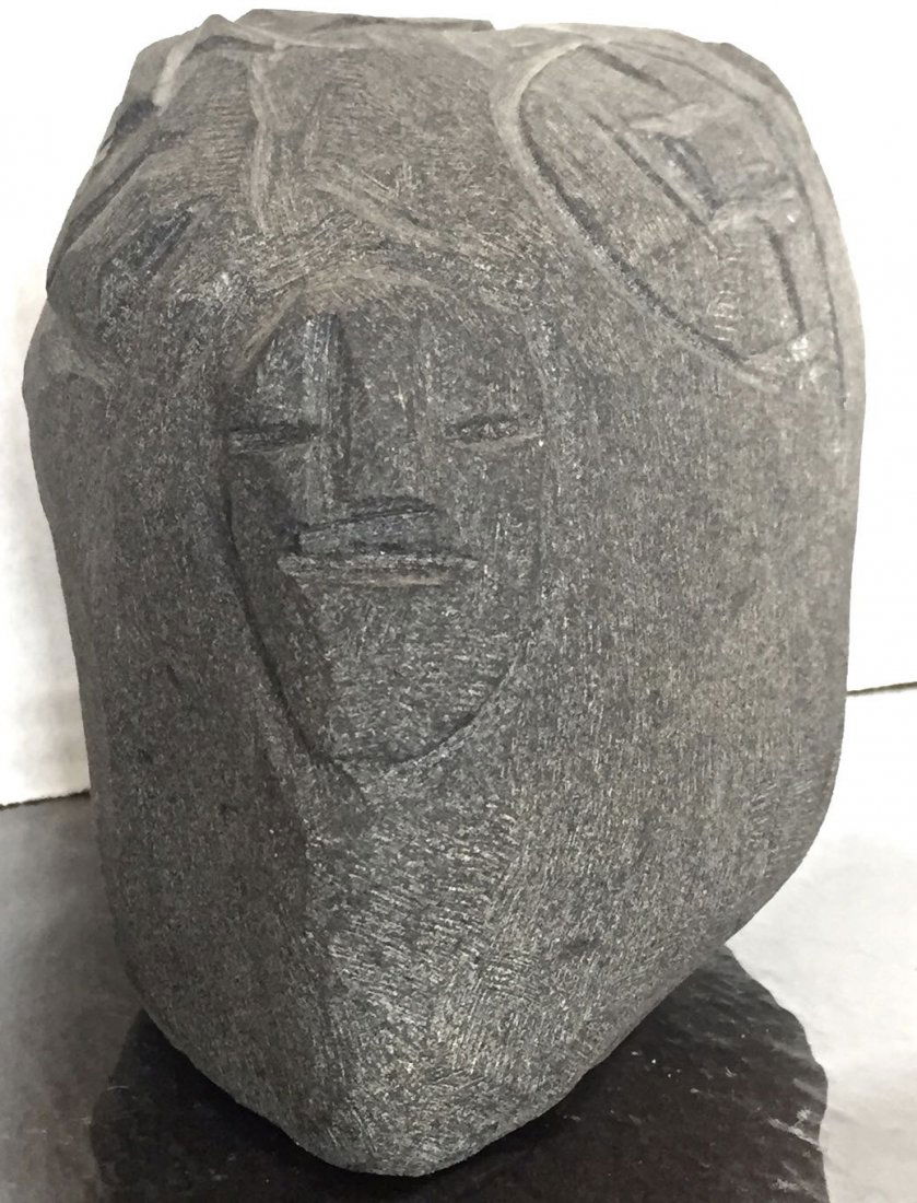 Inuit Stone Carving, "The Family"  Tasseror Tutsweetok (1 of 6)