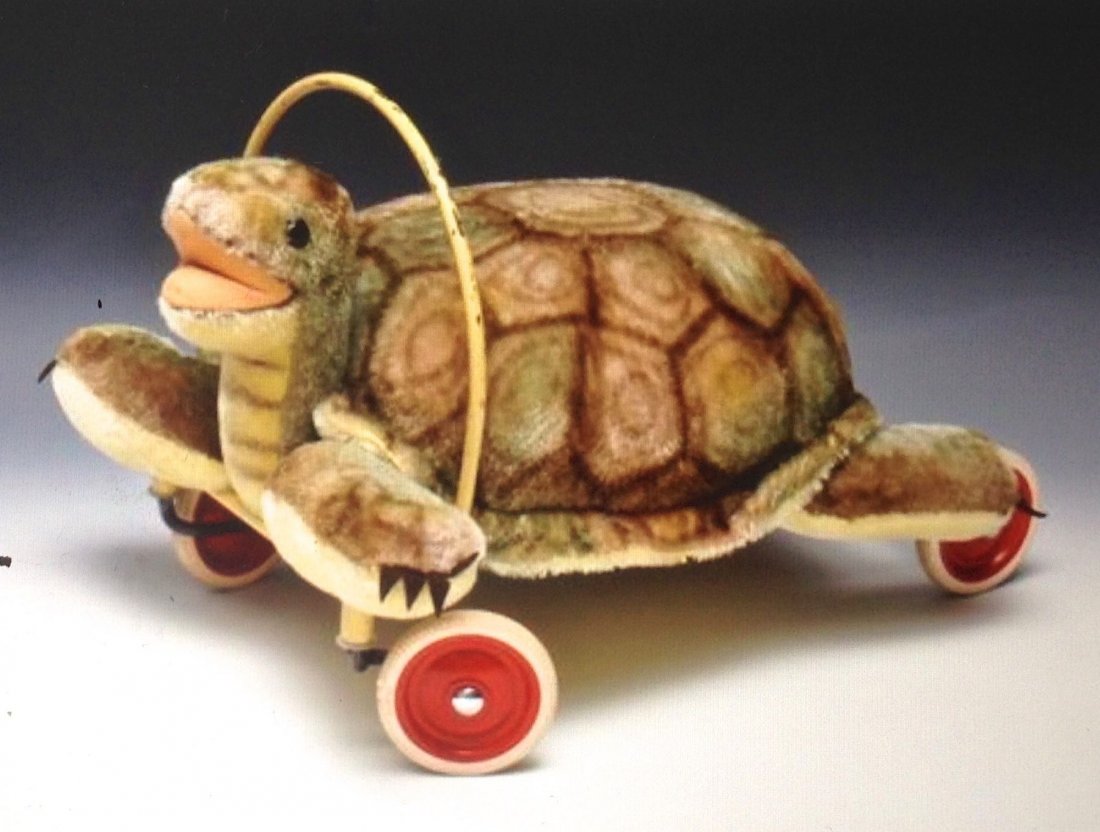 Steiff Child's Ride-On Turtle, 20.6" (1 of 6)