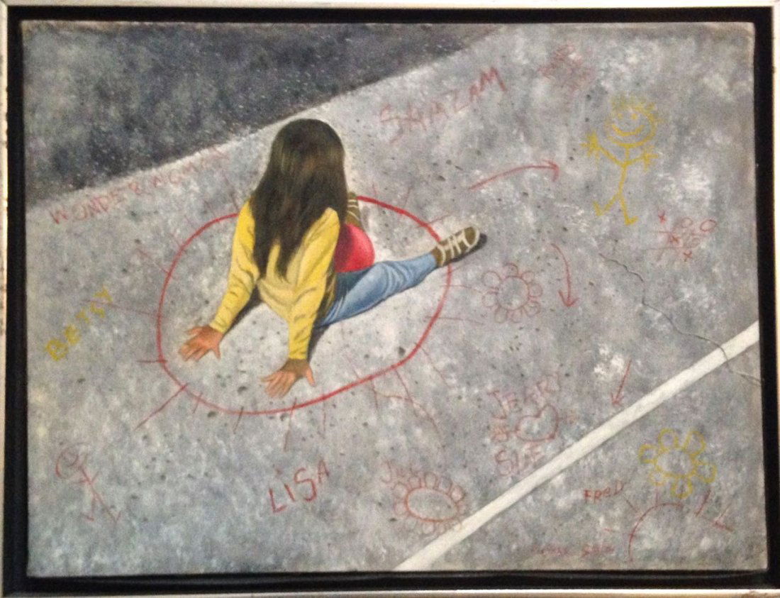 Richard Smith Oil Painting - Urban Child (1 of 4)