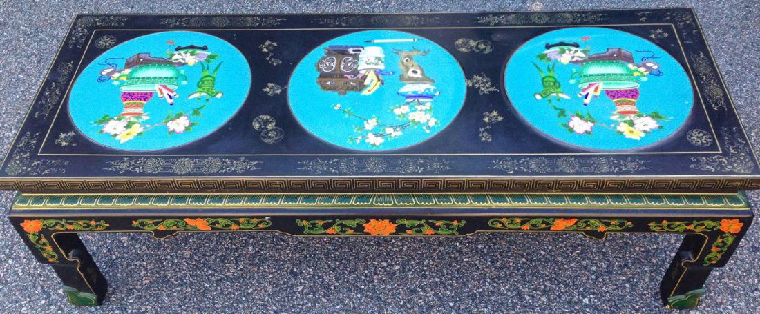 Chinese Cloisonné  Table (1 of 5)