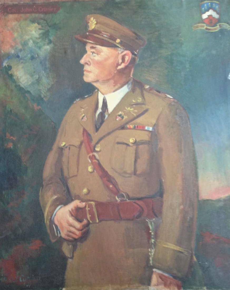 American Military Portrait Painting, C.Carlino 1937 (1 of 4)