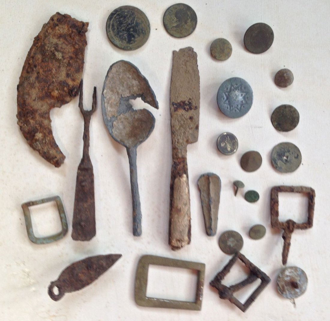 Revolutionary War Battlefield Artifacts C.1770's