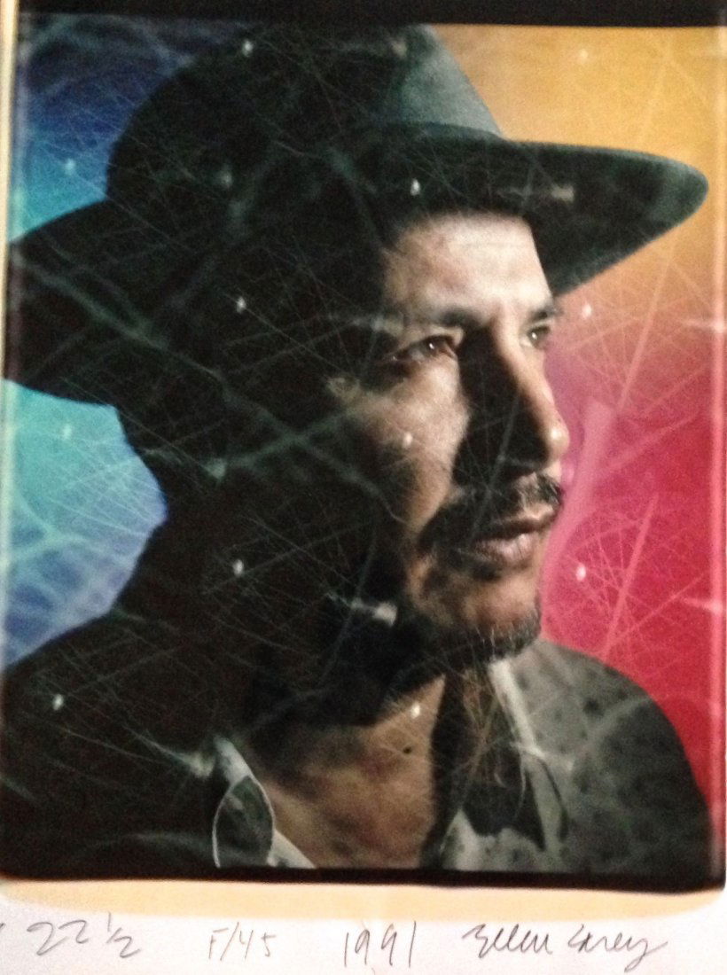 Ellen Carey Polaroid Photograph, Carlos Santana 1991 (1 of 3)