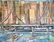 Mid-Century Oil Painting, New York City, Cityscape