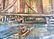 Mid-Century Oil Painting, New York City, Cityscape - 2
