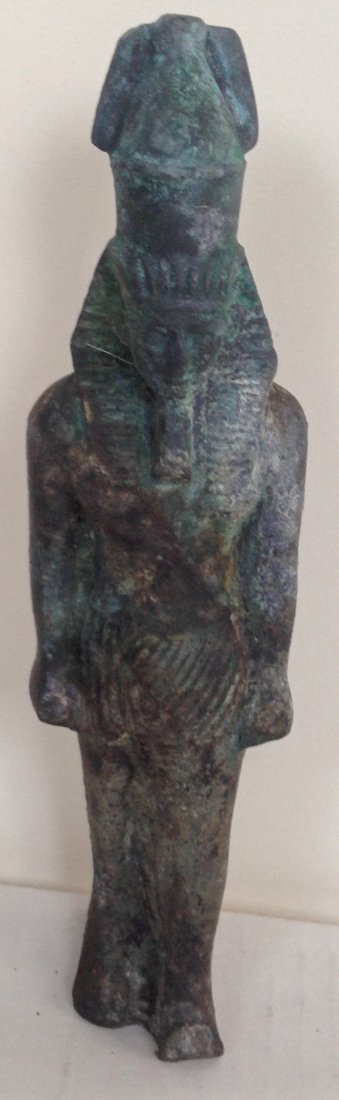 Egyptian Antiquity: Bronze Osiris Statue, 800 BC (1 of 3)