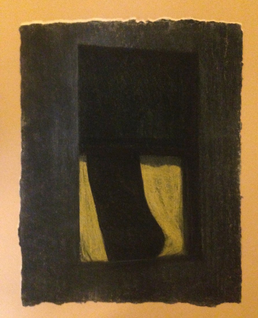 Gustavo Ojeda (Cuban 1957-1989) "Yellow Curtain" 1981 (1 of 4)