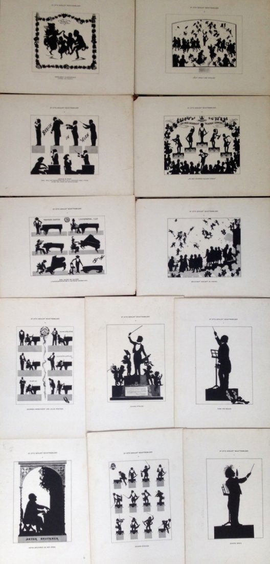 Music: Otto Bohler Schattenbilder Silhouettes, 1914 (1 of 5)