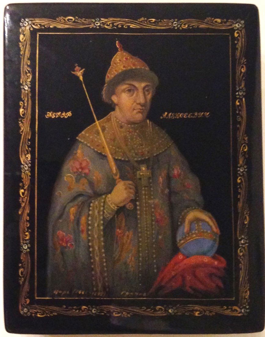 Russian Lacquer Box, Artist Signed (1 of 5)