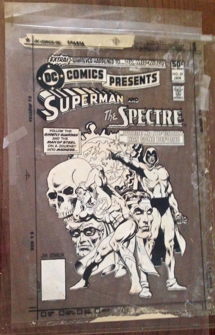 Jim Starlin "Superman Spectre", Production Cover Art (1 of 5)