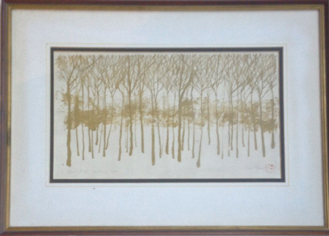 Modern Japanese Garden Landscape, Utagawa (1 of 3)