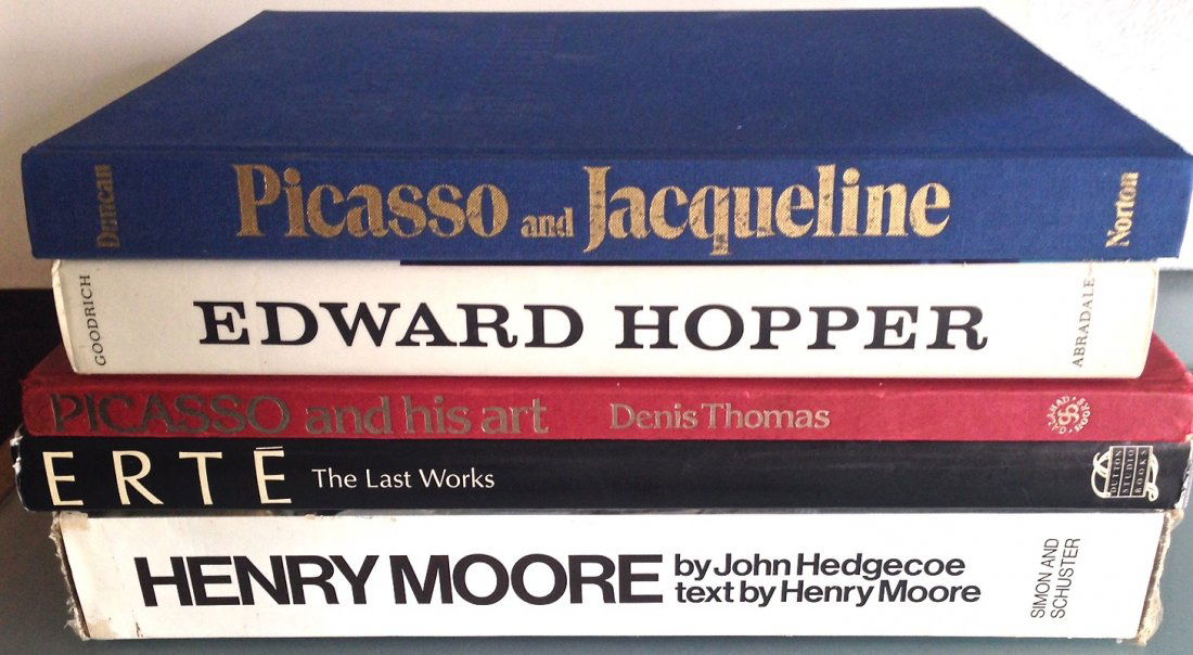 Art Book collection: Picasso, Moore, Hopper & Erte (1 of 2)