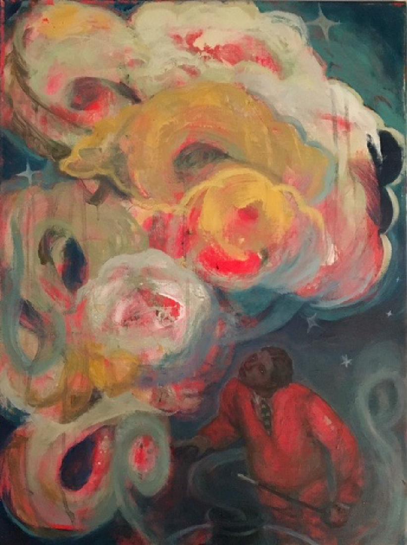 African-American Magician Painting, Tonya Engel (1 of 4)