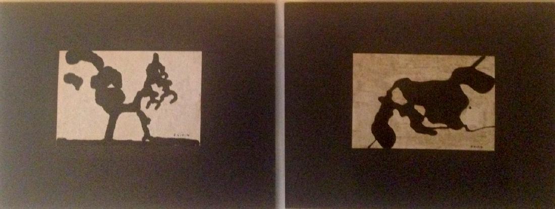 Mid-Century Abstract Paintings, R. Klein (1 of 4)