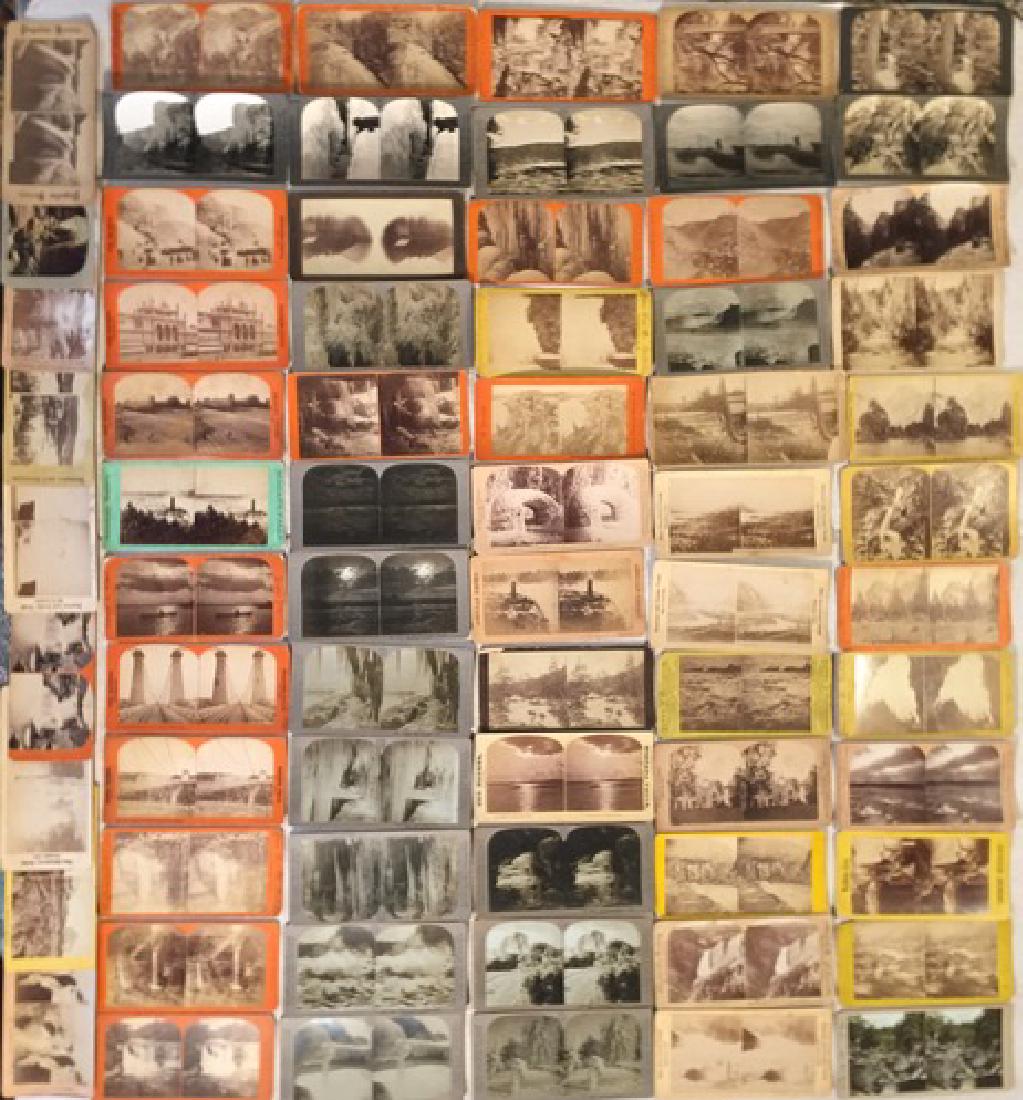 Stereoview Cards: Niagara, Grand Canyon, Yellowstone +: 69 Stereoview Cards of Outdoor Natural Scenes,Niagara Falls,Yellowstone Canyons, Falls,Caves Etc. Publishers: Keystone View Company; The Universal Photo Art Co.; The Art Nouveau Stereograph; Geo Barke