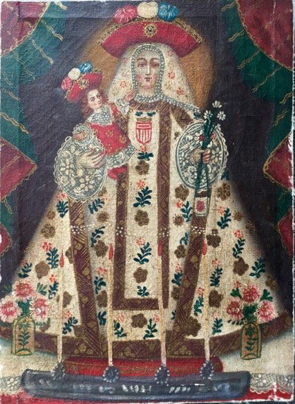 Cuzco School Spanish Colonial Painting (1 of 3)