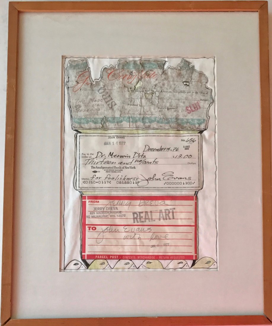 John Evans (American, b.1945-2012) Real Art 1977 (1 of 3)