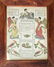 German Hand Colored Printed Fraktur, 1818 Reading, PA