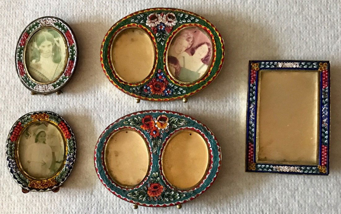 Micro Mosaic Easel Back Picture Frames (5) (1 of 3)