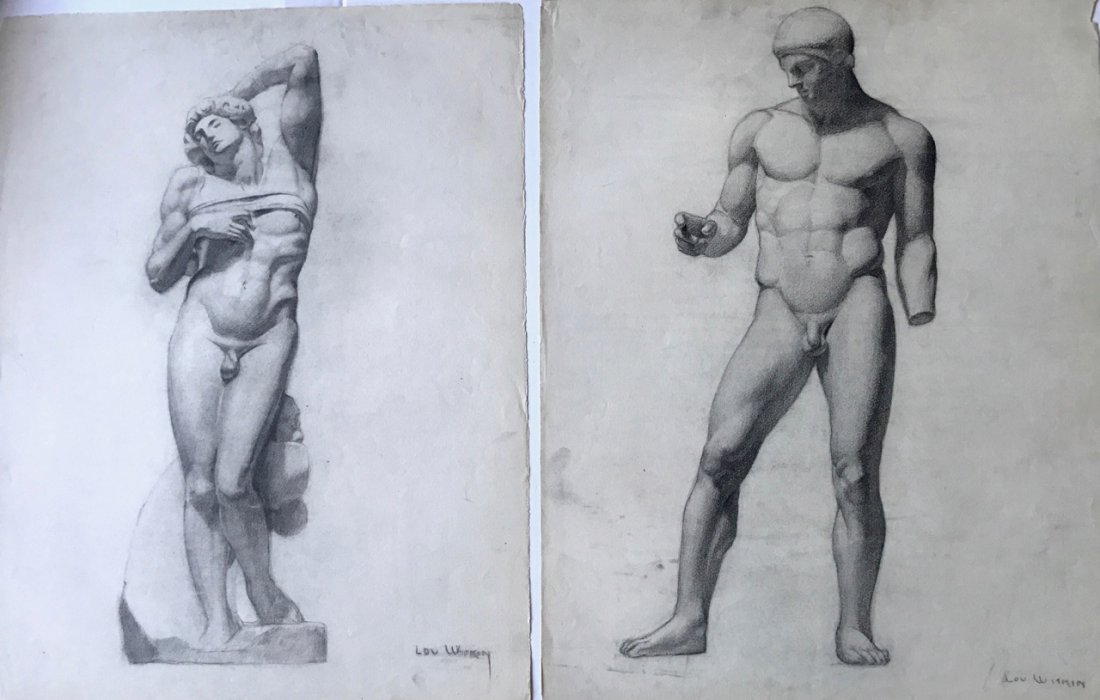 Louis Witkin (American,b.1913-2010) Classical Nudes (2) (1 of 4)