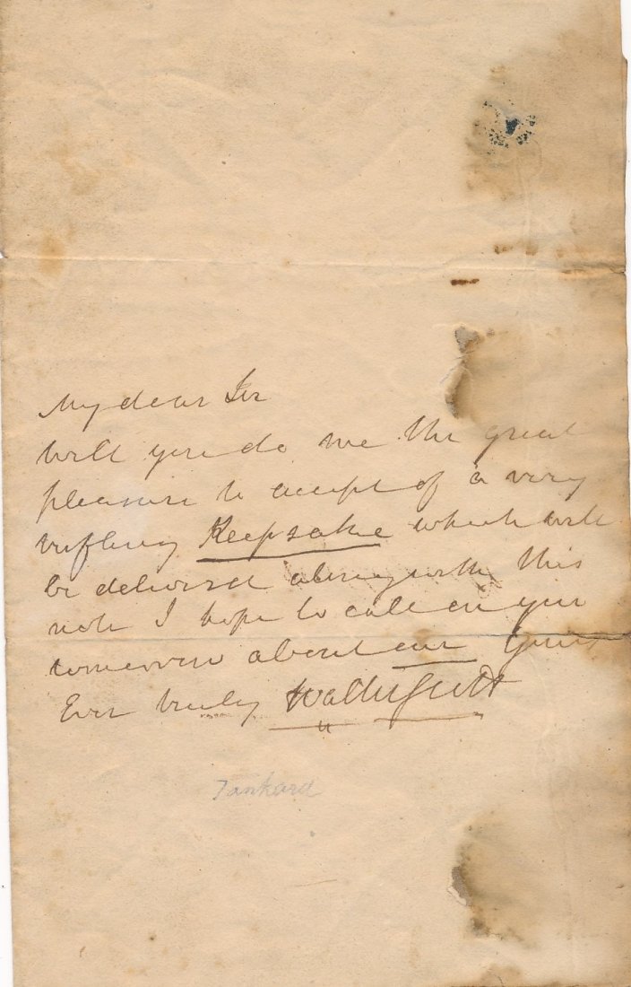 Sir Walter Scott- ALS (1 of 2)