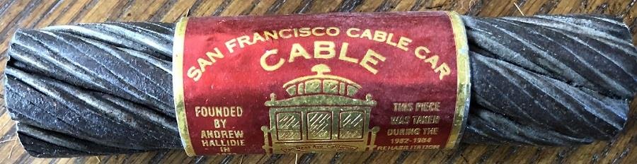 San Francisco Cable Car Cable- Original Cable (1 of 1)