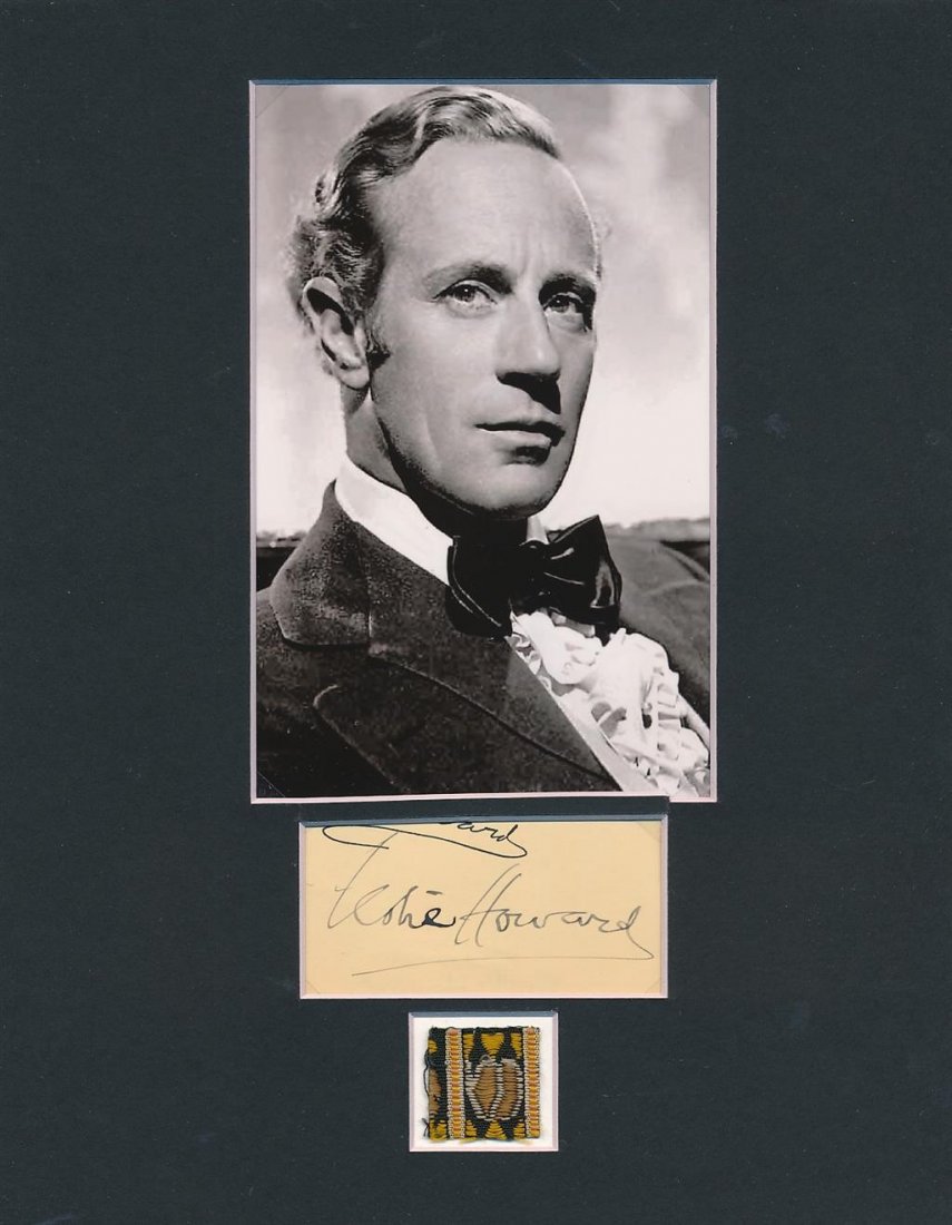 Leslie Howard- Signature with Worn Swatch (1 of 1)
