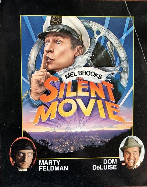 Marty Feldman- Signed "Silent Movie" Flyer (1 of 1)