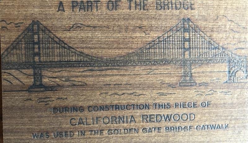 Golden Gate Bridge- Piece of Catwalk (1 of 2)