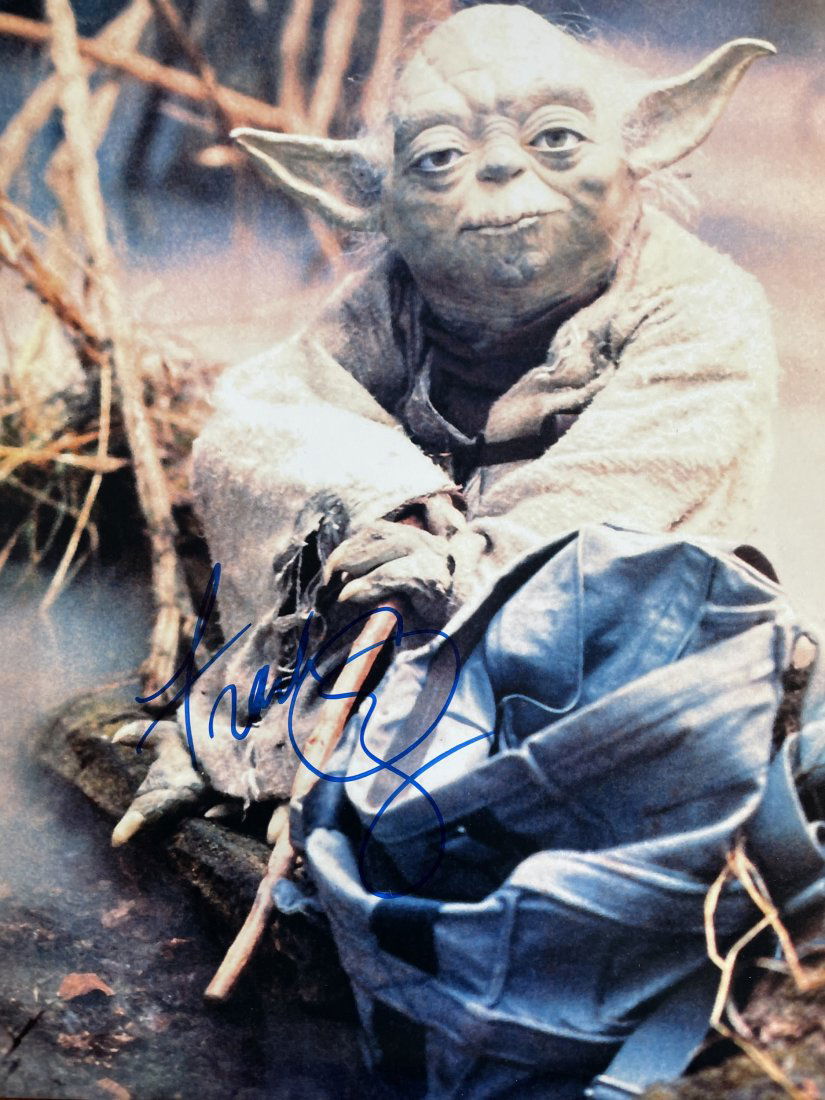 Frank Oz- Signed "Star Wars" Photo as Yoda (1 of 1)