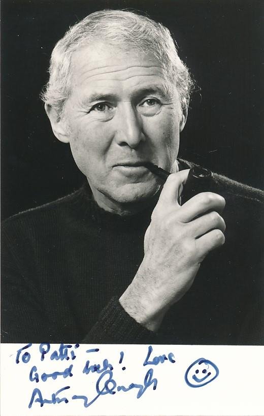 Sir Anthony Quayle-Signed Vintage Photograph: Vintage 3.5x5.5 black and white photograph signed and inscribed with blue ink by Anthony Quayle. In good condition. (1913â€“1989) Sir John Anthony Quayle CBE was a British actor and theatre direc