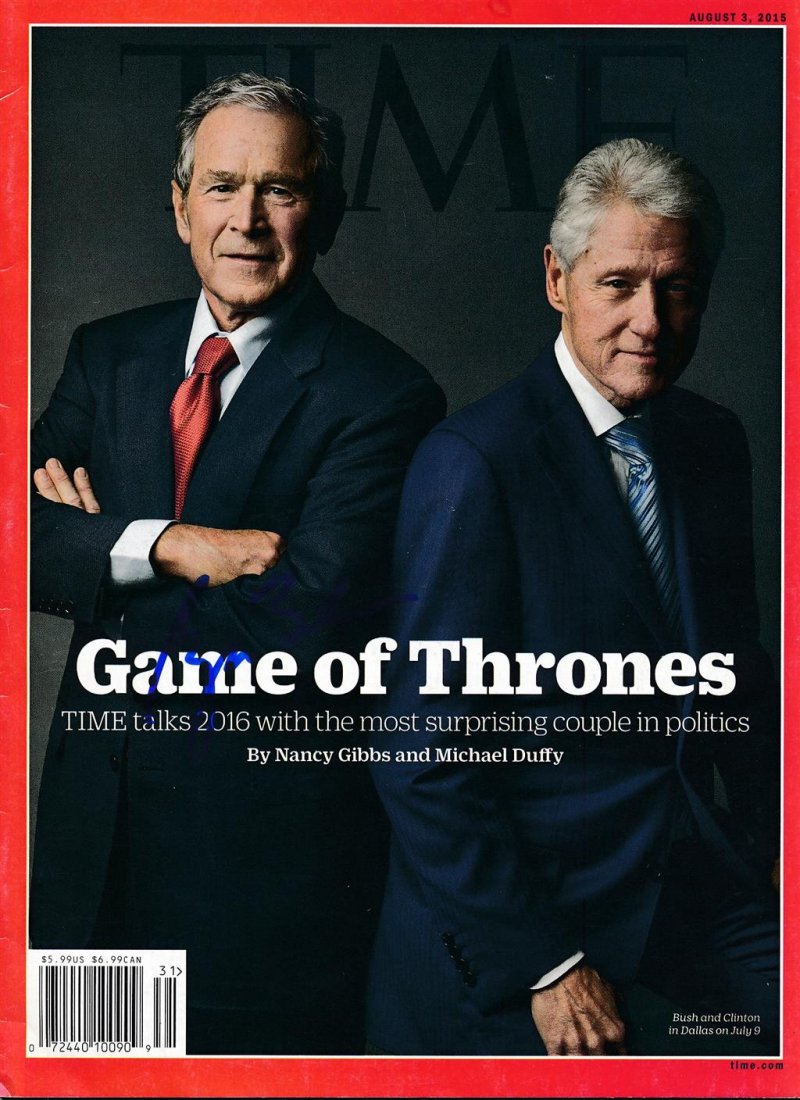 President George W. Bush-Signed Time Magazine (1 of 1)