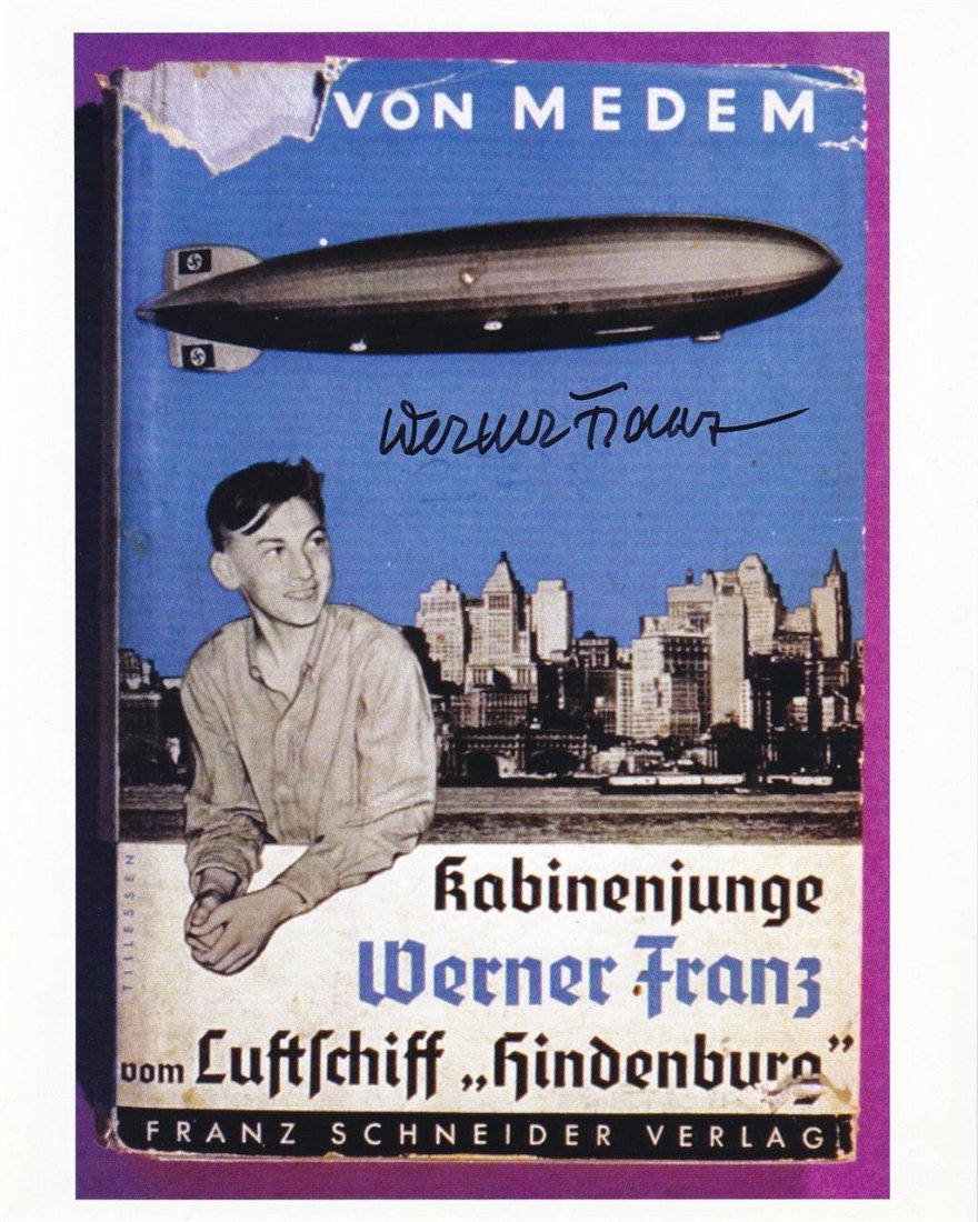 Werner Franz- Signed Hindenburg Photograph (1 of 1)