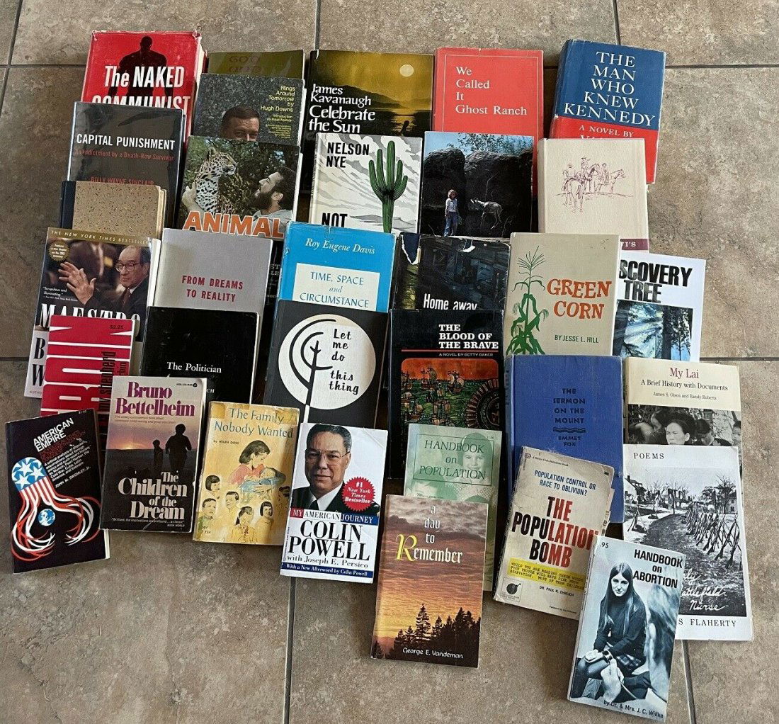 Lot of 33 Signed Books: Lot of 33 signed books. They are, Robert Brown- Signed hardbound book, Helen Doss- Softcover book signed twice by her, George Vandeman- Softcover booklet signed, John C. Willke- Signed softcover book,