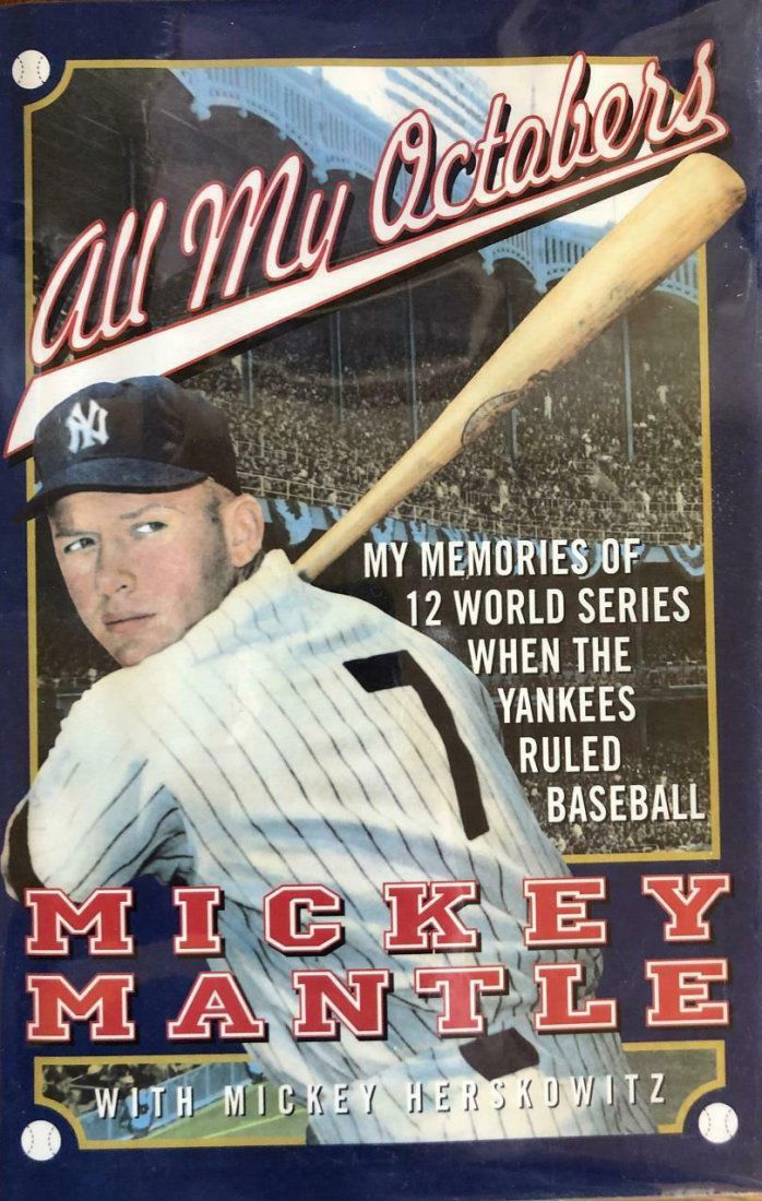 Mickey Mantle- 1st Edition Signed Hardbound Book (1 of 2)