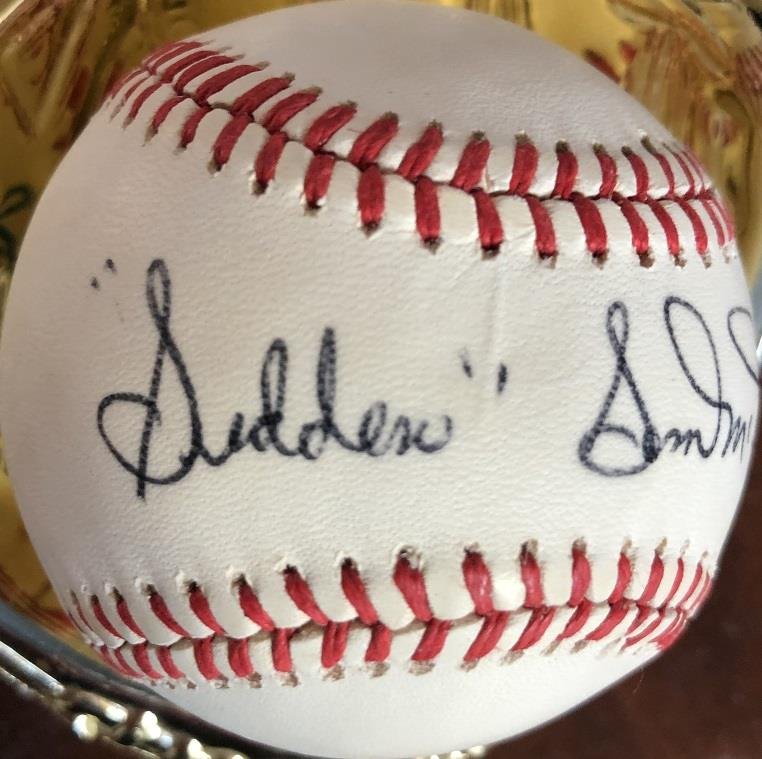 Sam McDowell- Bobby Brown Signed Baseball MINT (1 of 2)