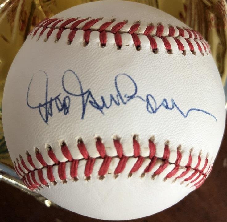 Hal Newhouser-Bobby Brown Signed Baseball MINT (1 of 1)