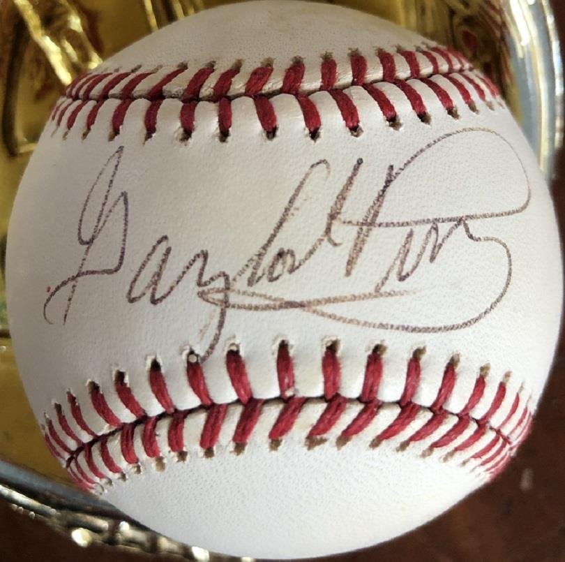 Gaylord Perry- Bobby Brown Signed Baseball (1 of 1)