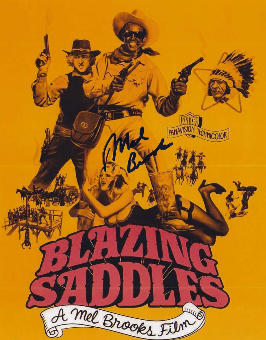 Mel Brooks- Signed Photograph (Blazing Saddles) (1 of 1)