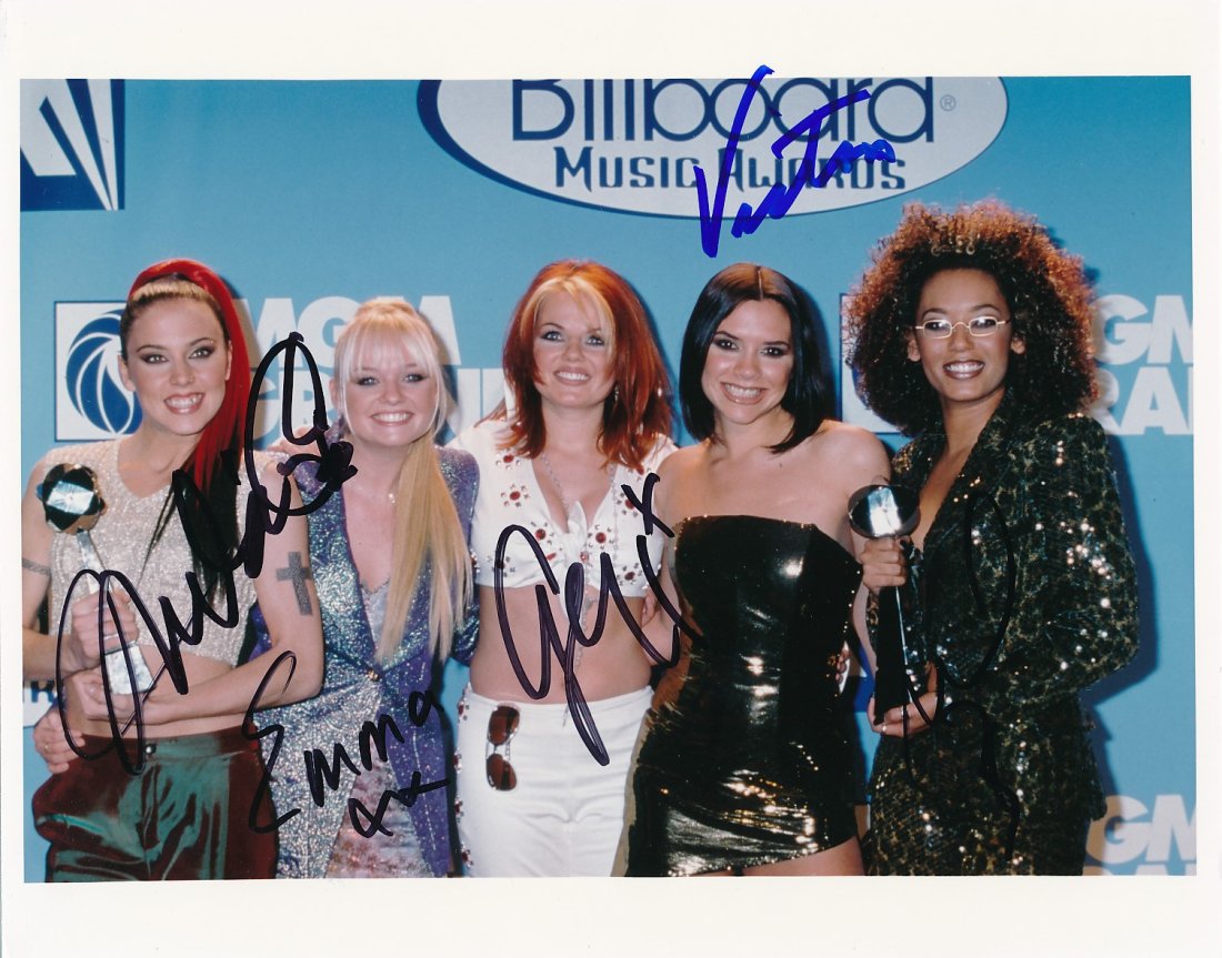 Spice Girls-Signed Photograph by 5 (1 of 1)