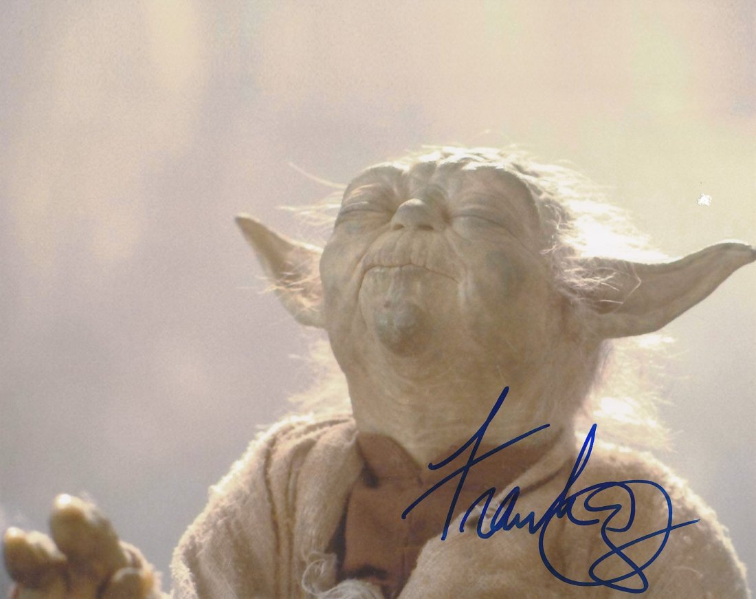 Frank Oz-Signed "Yodo" Photograph (1 of 1)