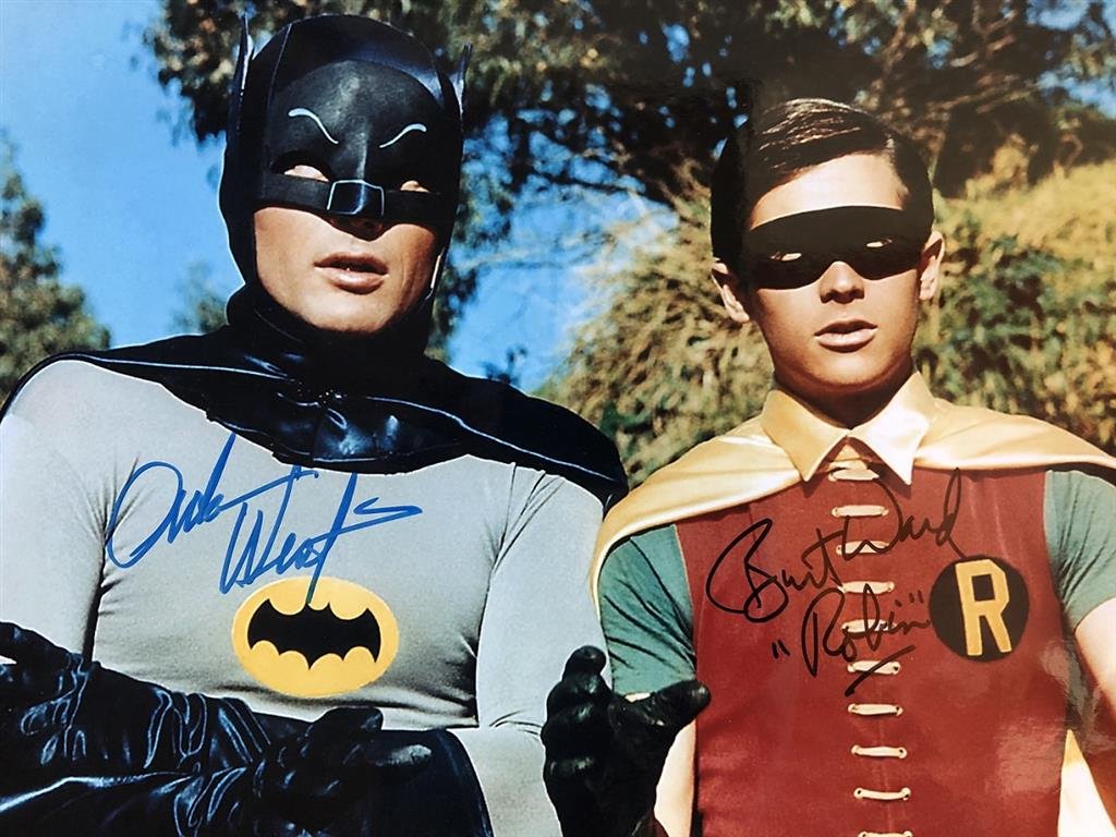 Batman- 14X11 Signed Photo by Adam West & Burt Ward (1 of 1)