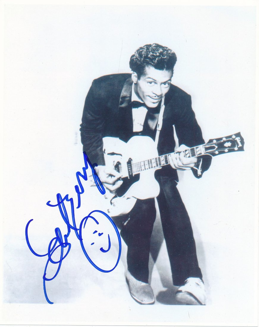 Chuck Berry-Signed Photo from Private Signing (1 of 1)