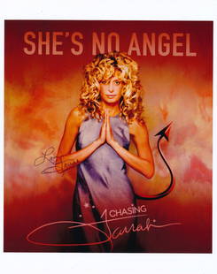 Farrah Fawcett-Signed Photo from Private Signing: 8x10 Color glossy photograph of Farrah Fawcett signed in black felt tip ink during her exclusive private signing with Todd Mueller Authentics. www.ToddMuellerAuthentics.com.Comes with a full Letter