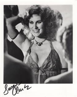 Susan Clark- Signed Photograph: 8x10 B&W glossy finish photograph signed in black felt tip ink by Susan Clark. In excellent condition. Comes with a full Letter of Authenticity from Todd Mueller Authentics if the lot sells for $10